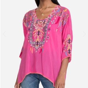 Johnny Was - Rangoon Embroidered Top